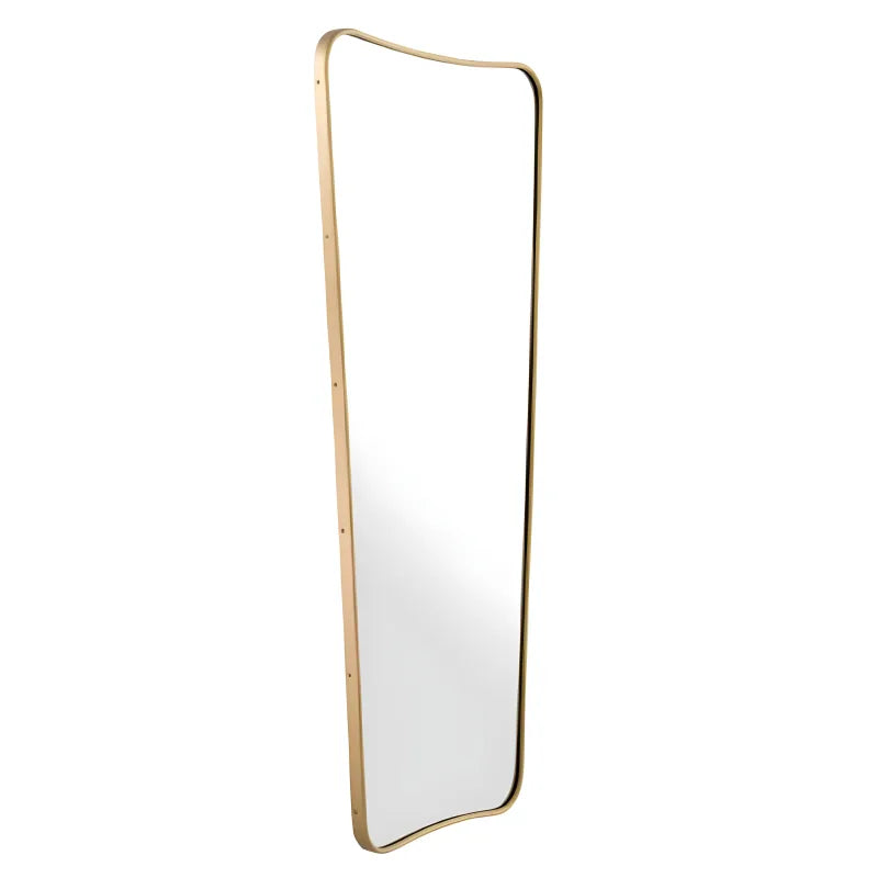Miroir en laiton brossé L