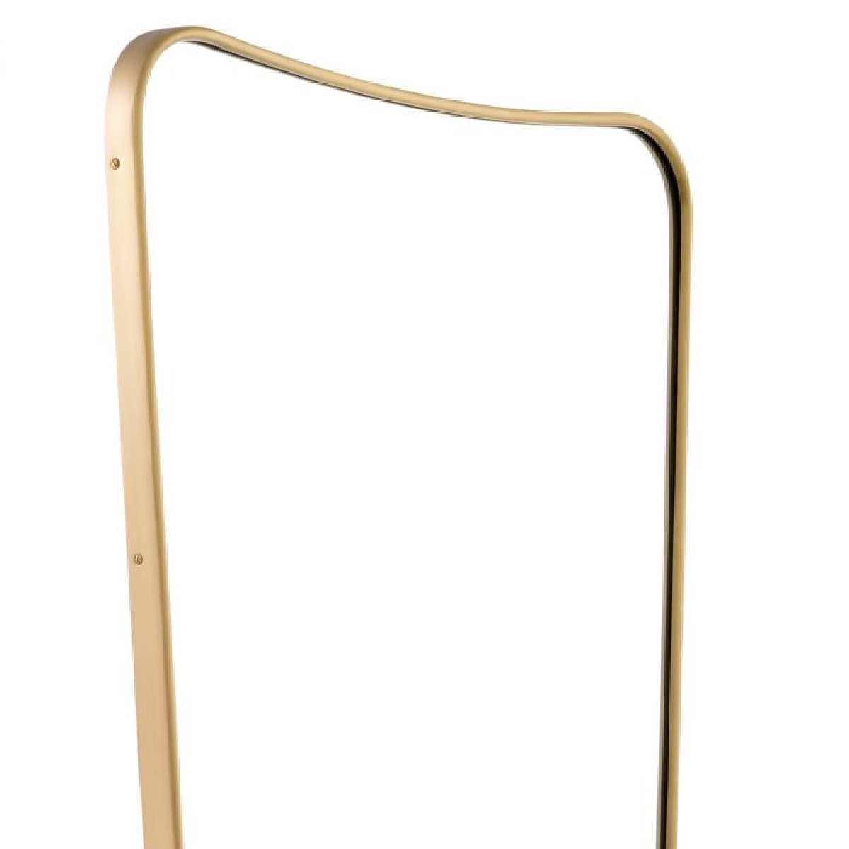 Miroir en laiton brossé L