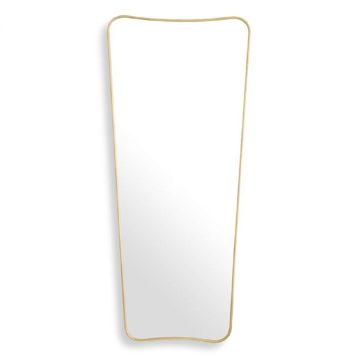 Miroir en laiton brossé L