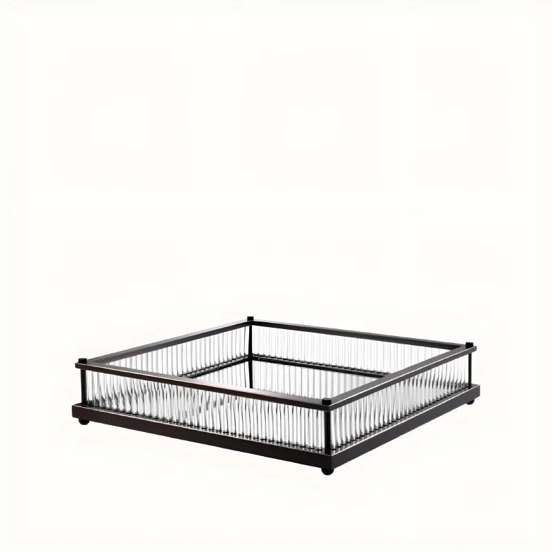 Plateau carré en bronze