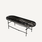 Table basse en marbre noir