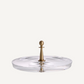 Plateau en verre transparent