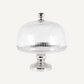 Présentoir cloche nickelé