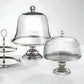 Présentoir cloche nickelé