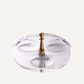 Plateau en verre transparent